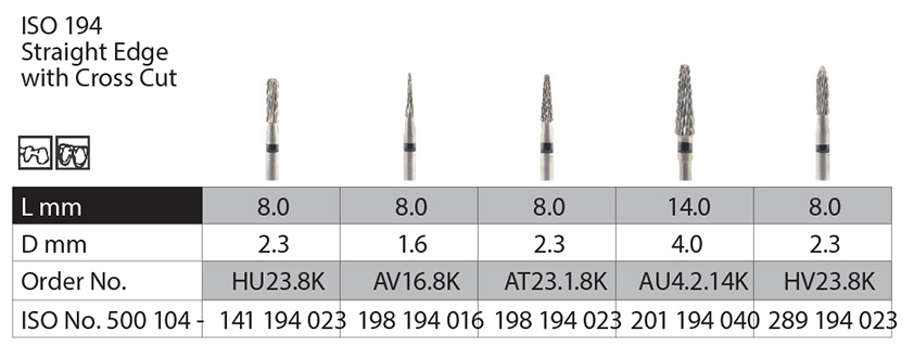 Dental Carbide Tools from NAIS